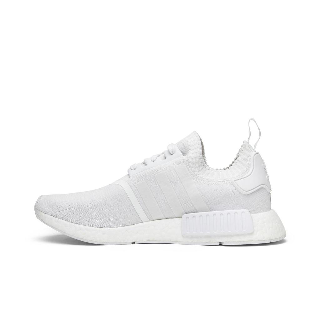 adidas NMD_R1 Primeknit 'Monochrom' (Unisex) Weiße / Weiße Freizeitschuhe BA8630