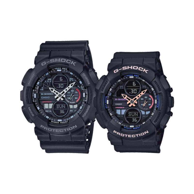 

Casio Summer Street Pointer Three Eyes Double Display Waterproof and Shockproof Movement Quartz Movement Japanese and GA-140-1A1PRBSGMA-S140-1APR белый