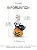 Charms Plata Copper Colors Halloween Black Cat Pumpkin Beads Charm Pendant For Original Bracelet For Women Diy Jewelry Love Gift