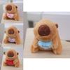 Adorable Capybara Plush Keychain Soft Toy Cuddly Animal Figure For Kids