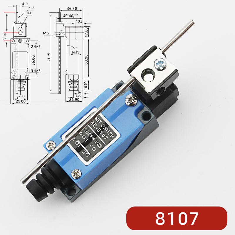 Limit Micro Switch TZ-ME8108 Series: Models 8104, 8107, 9101, 8111, 8112, 8166