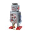 Wind Up Vintage Robot Toys Clockwork Walking Toy Retro Tinplate Toy for Photo Prop Decoration Gift