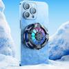 Magnetic & Back Clip Mobile Phone Radiator Cooler with Digital Display RGB Charging Silent Fast Cooling Mobile Phone Radiator