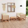 Day and Night - Day and Night 5-piece Garden Furniture Set and Solid Pine Wood Cushions