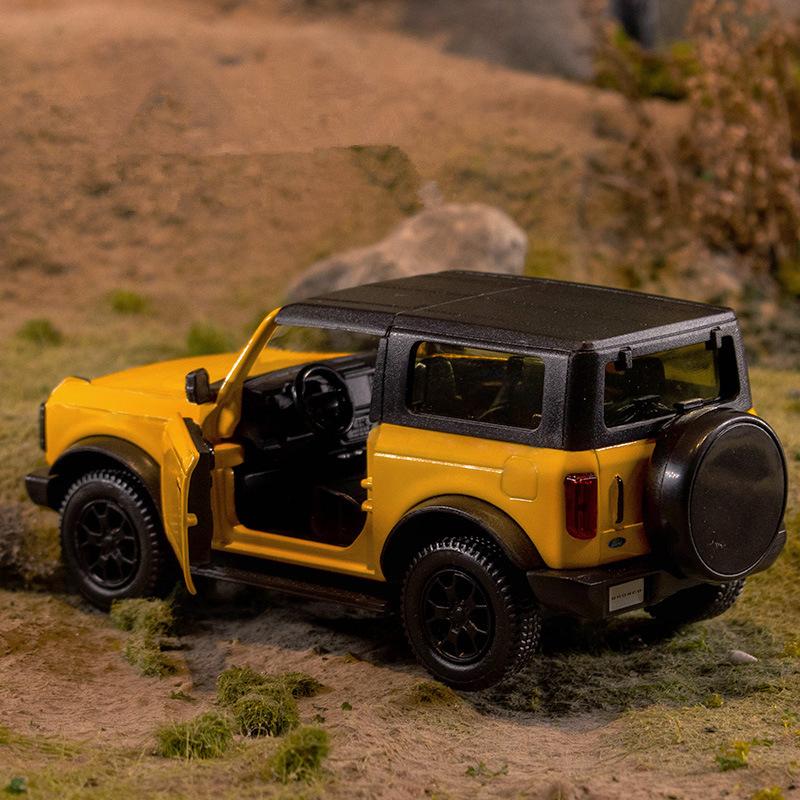 

Car Model New 1:36 Ford Bronco Lima Alloy Diecast Metal Off-road Vehicles High Simulation Collection Children Toy Gift