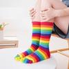 Calzini Cotone Arcobaleno a Cinque Dita Calzini da Donna a Dita di Alta Qualità Calzini in Cotone a Strisce Uomo