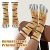 Children's Animal Socks Digital Printing Simulation Socks Fun And Funny