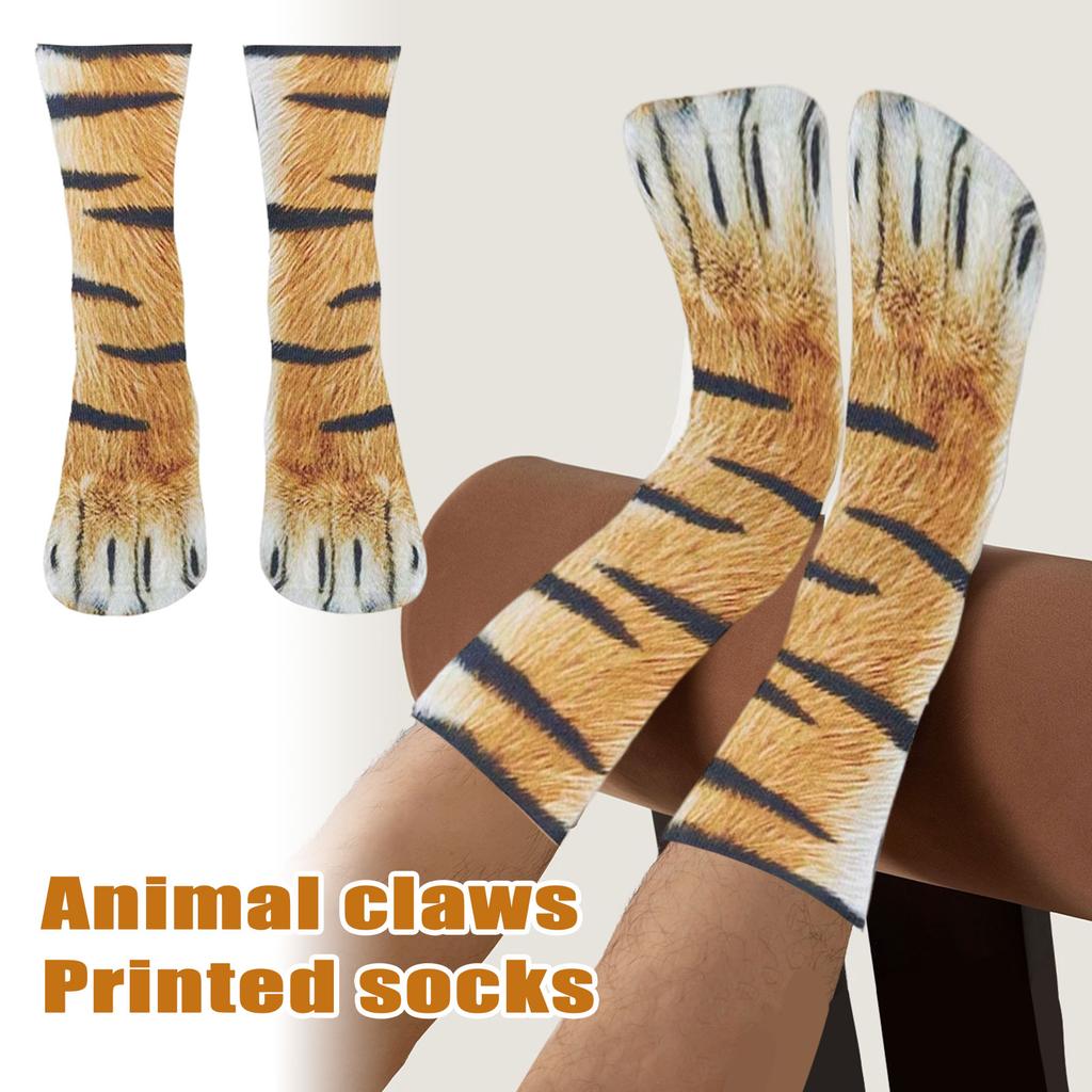 Children's Animal Socks Digital Printing Simulation Socks Fun And Funny
