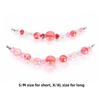 Dream Colored Bead Pet Collar PU Leather Cat Collar Adjustable Adjustable Collar  For Puppy