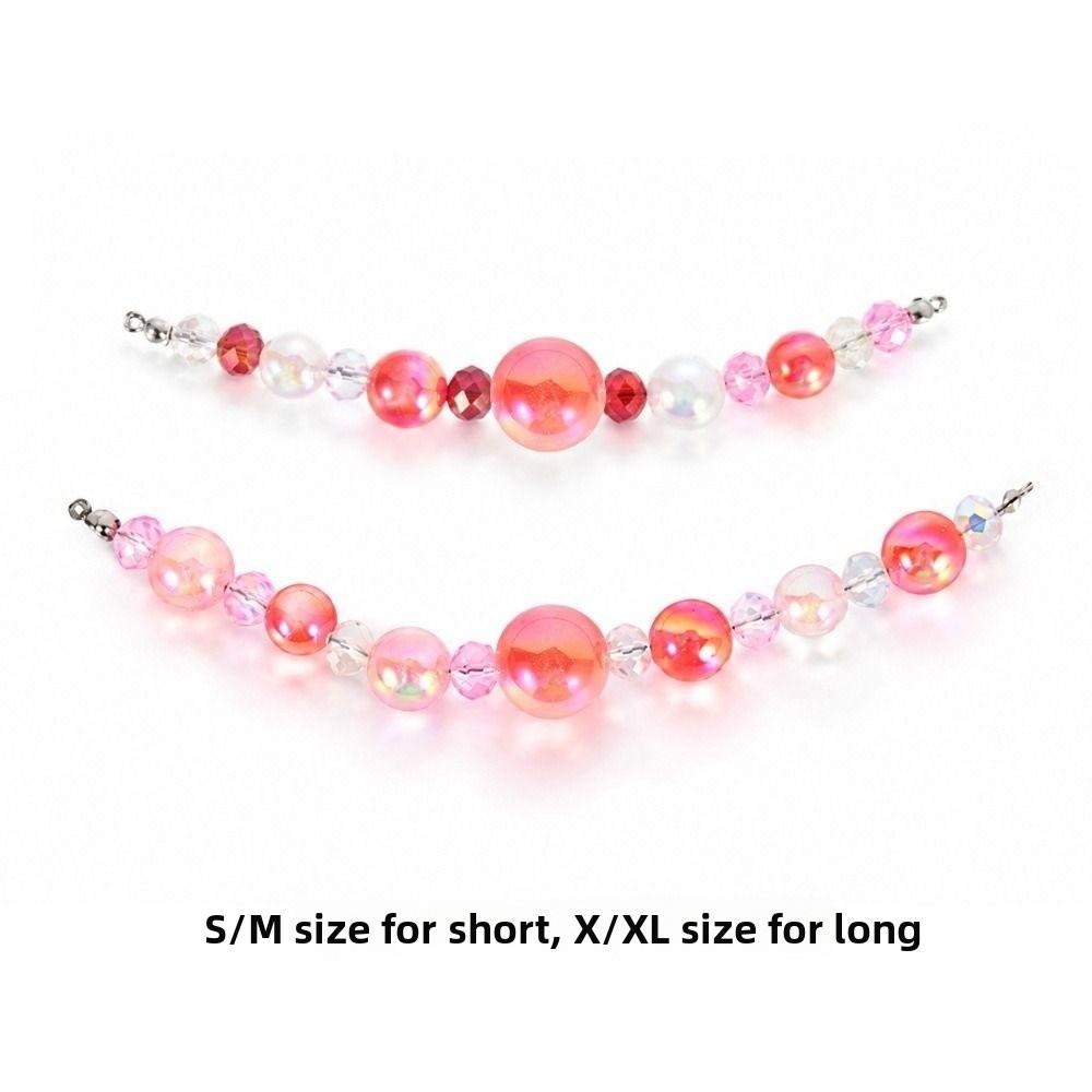 Dream Colored Bead Pet Collar PU Leather Cat Collar Adjustable Adjustable Collar  For Puppy