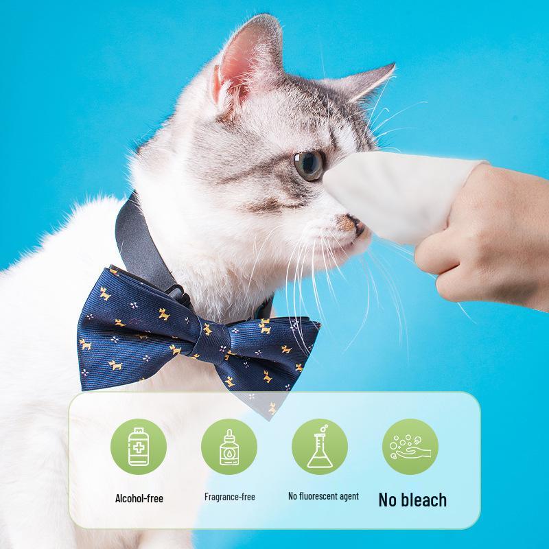 Augen- und Pfoten-Deo-Tücher ohne Ausspülen für Hunde und Katzen