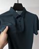 Ice Silk Men's Mesh Polo Shirt - Short-Sleeve, Shirt Collar, Cool Summer Fabric
