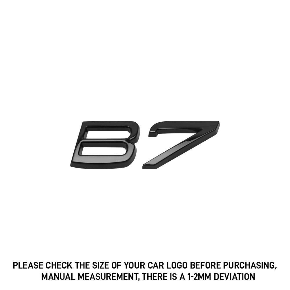 3D ABS Letters Car Rear Trunk Tailgate Side Fender Badge Emblem Sticker for Volvo B2 B3 B4 B5 B6 B7 B8 Auto Accessories