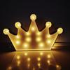 1PC 66cm 3D Crown Foam Board with White/Warm Lights Digital Lighting Model Suitable for Birthday Parties, Anniversary Decorations Kids Gift