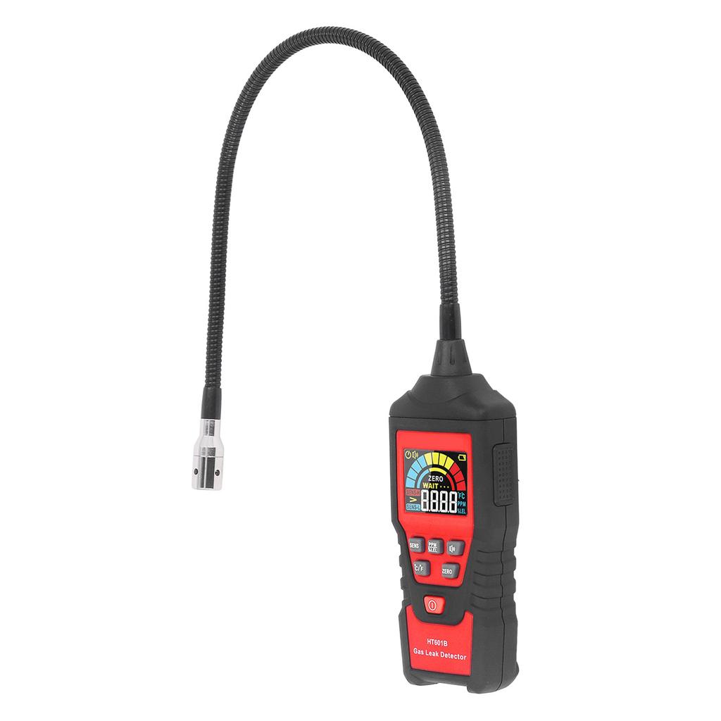 Gas Leak Detector Sound Light Alarm LCD Digital Display Combustible Gas Leak Tester for Home