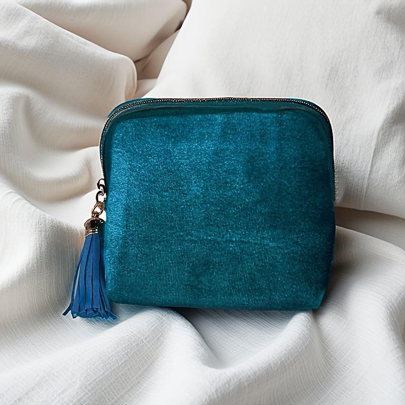 1 Piece, Available in Two Colors, Tassel Pouch for Storage, Compact and Lightweight, High-Capacity Zippered Storage Bag for Earrings, Bracelets