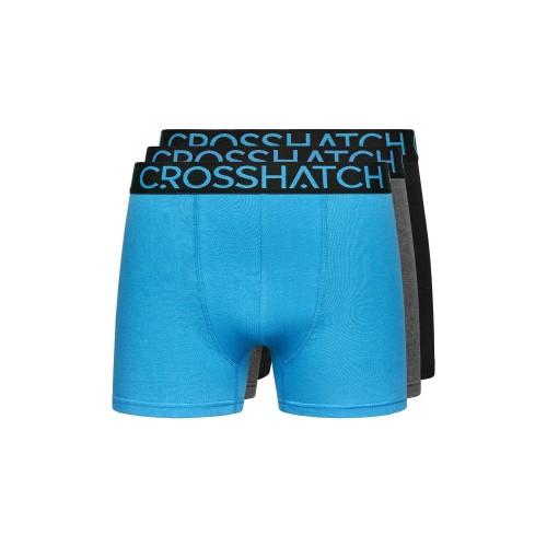 Crosshatch Mens Knighting Boxer Shorts (Pack of 3)