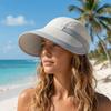 Color Blocking Sunscreen Sun Hat Nylon Empty Top Hat Breathable Sunshade Hat  Outdoor