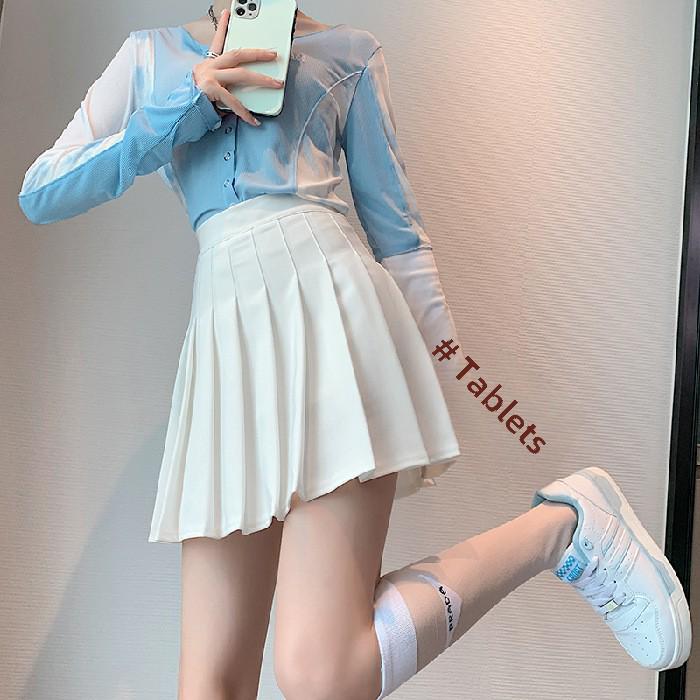 High-Waist Slim Woolen A-Line Skirt for Women - Pleated and Petite, Perfect for All Seasons 2023