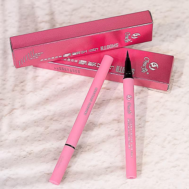 Long-Lasting Smudge-Proof Eyeliner Pen: Quick-Drying, Soft Tip, Easy for Beginners