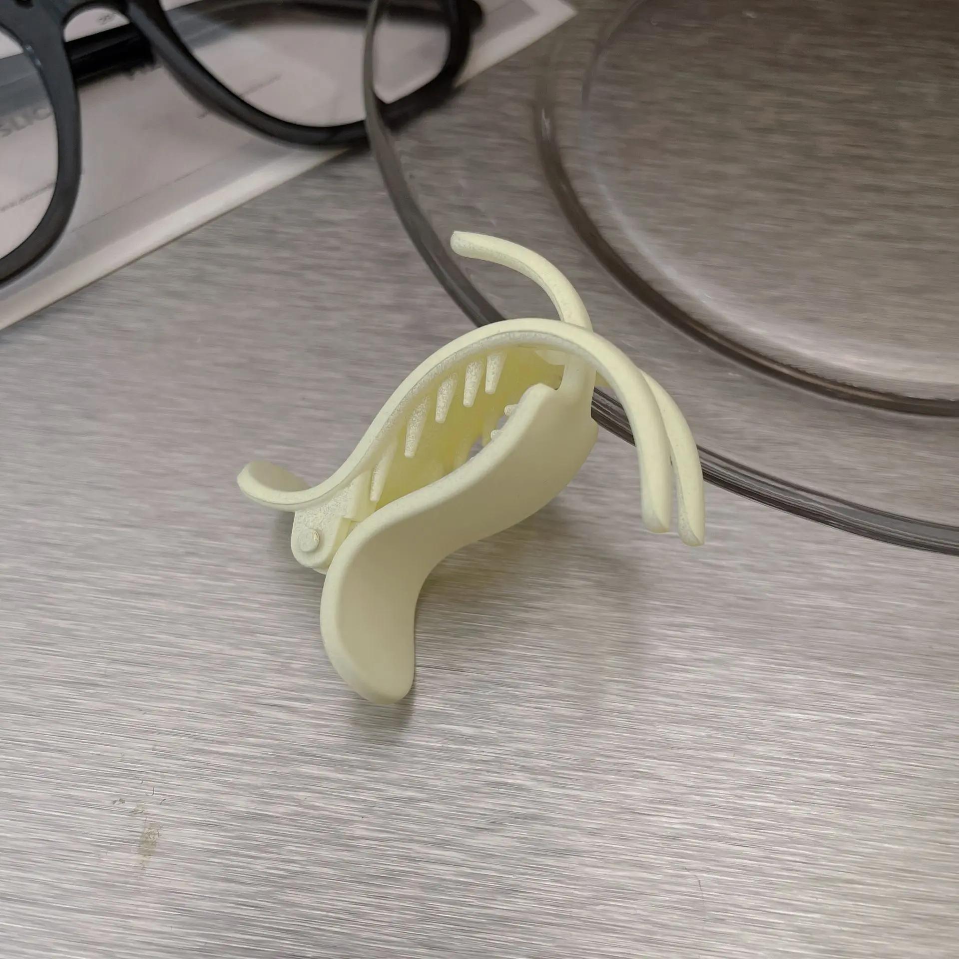 

Корейский простой матовый высокий зажим для хвоста, сломанные волосы, фиксированный артефакт, пряжка для хвоста, противопровисающая шпилька, аксессуары в виде когтей акулы