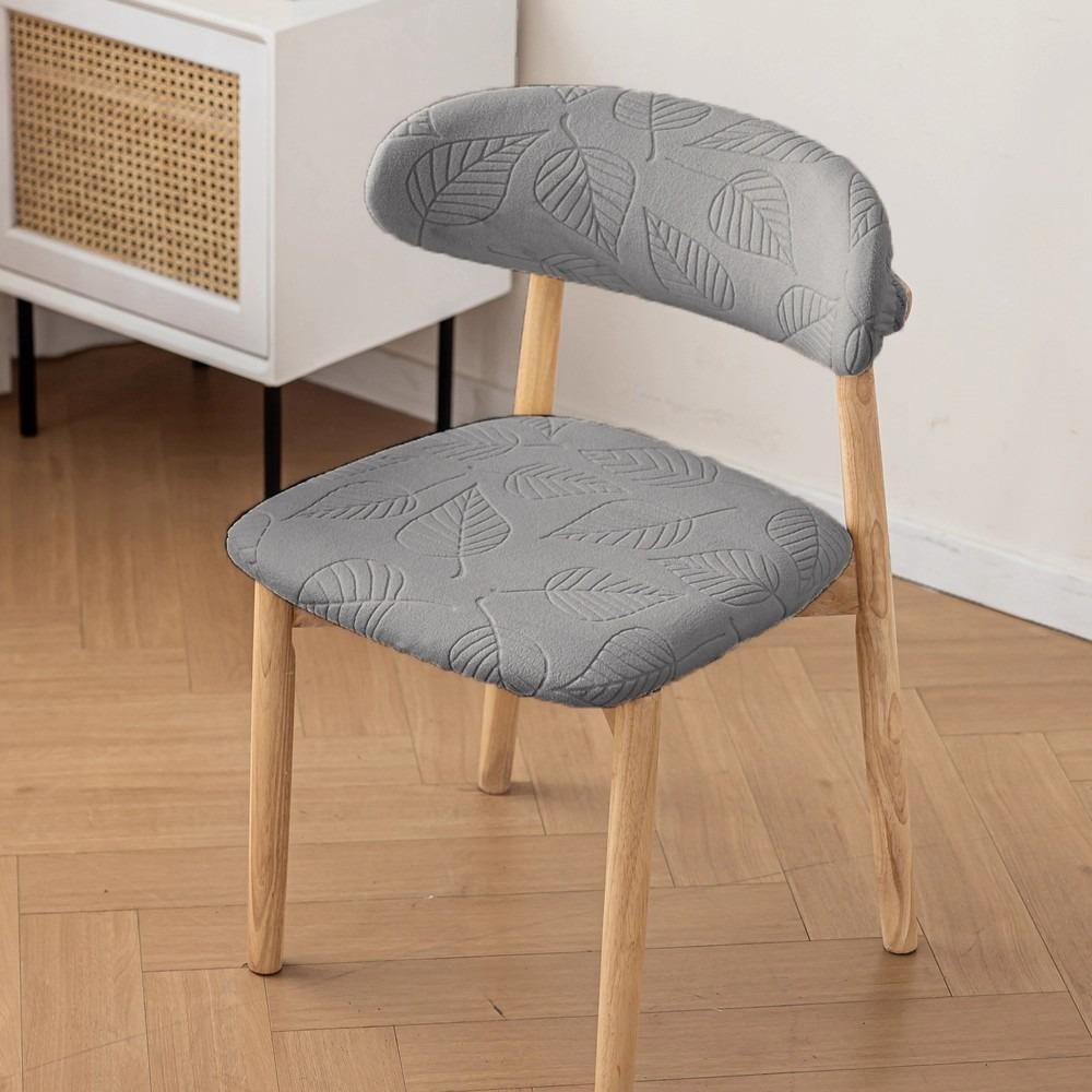 Dustproof Curved Backrest Dining Chair Cover Split Type Stool Covers Chair Dust Cover  Household