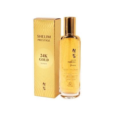 Shrimp 24K Gold Prestige Toner 120ml / Premium Wrinkle Improvement, Whitening, and Elasticity Enhancement