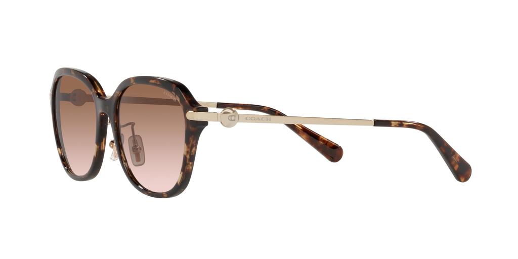 Coach Dark Tortoise Sunglasses Size 56 Women's HC8332D,