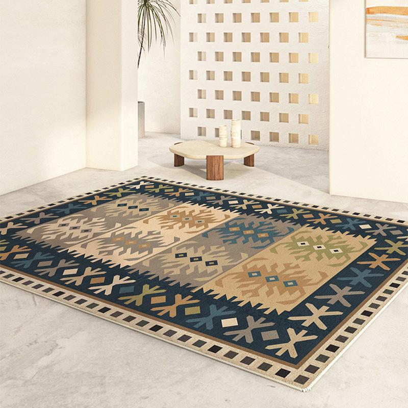 Home Bohemian Retro Indický etnický styl Dveře do ložnice Obývací pokoj Kuchyně Koupelna Podložka Koberec Tapetes De Sala Tapis Salon