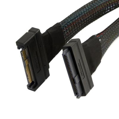 Câble d'extension SSD NVME PCIe JSER U2 Mâle vers Femelle 50cm U.2 SFF-8639 68 broches