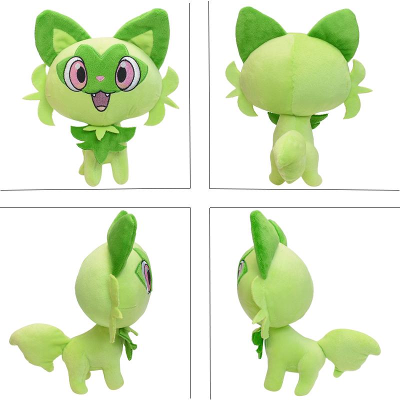 Sprigatito Plush Doll Soft Animal Toys Great Gift Plushies Cute Cartoon Character Toy Great Collectible 9 Inch