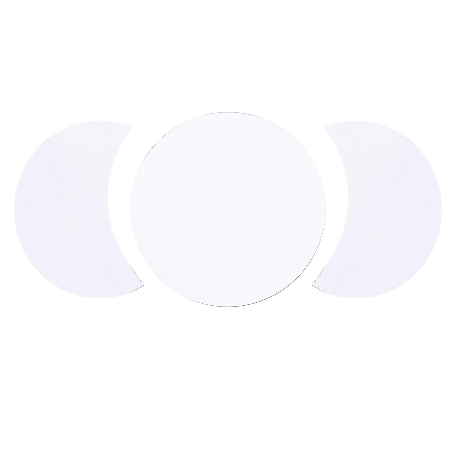 

Acrylic Mirror Wall Sticker Sun Half Moon Shape Decorative Background Decal for Home Use