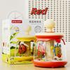 Colorful Insect and Carousel Theme Press-and-Go Toy with Jumping Ball - Early Educational Toddler Toy for Sensory Development