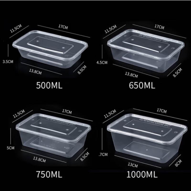 Disposable Rectangular Takeout Container