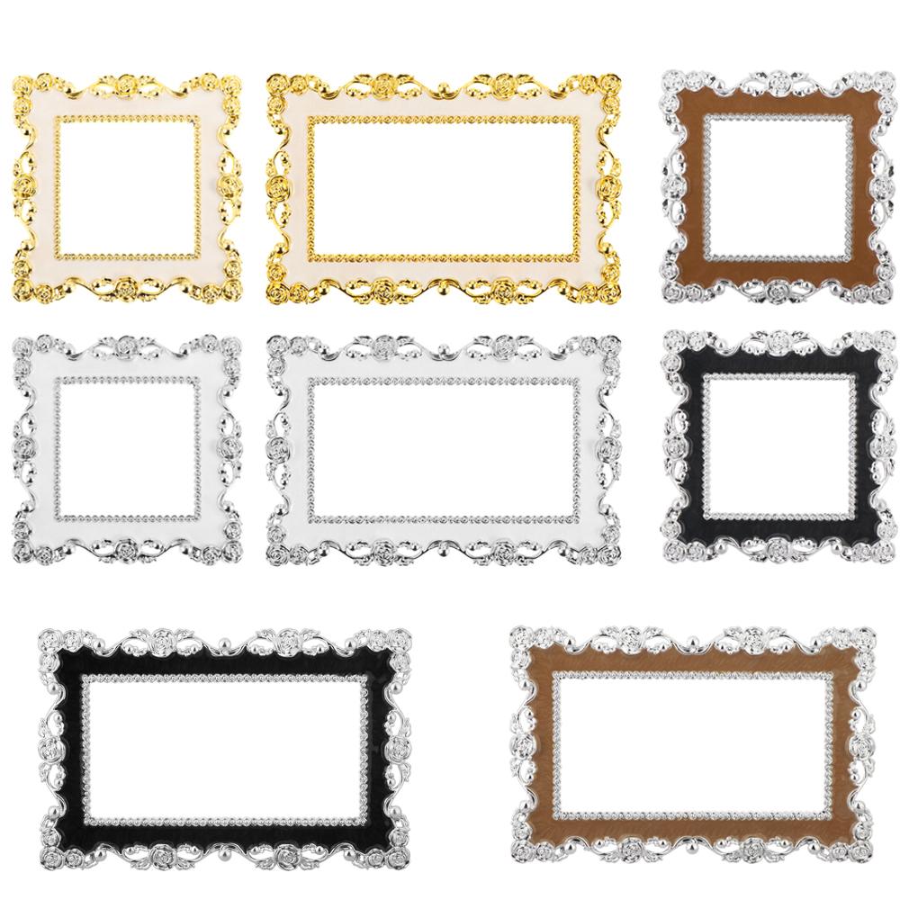 2 Size Colorful Light Switch Rose Lace Resin Single and Double Surround Socket Plate Wall Sticker Cover Frame Decor
