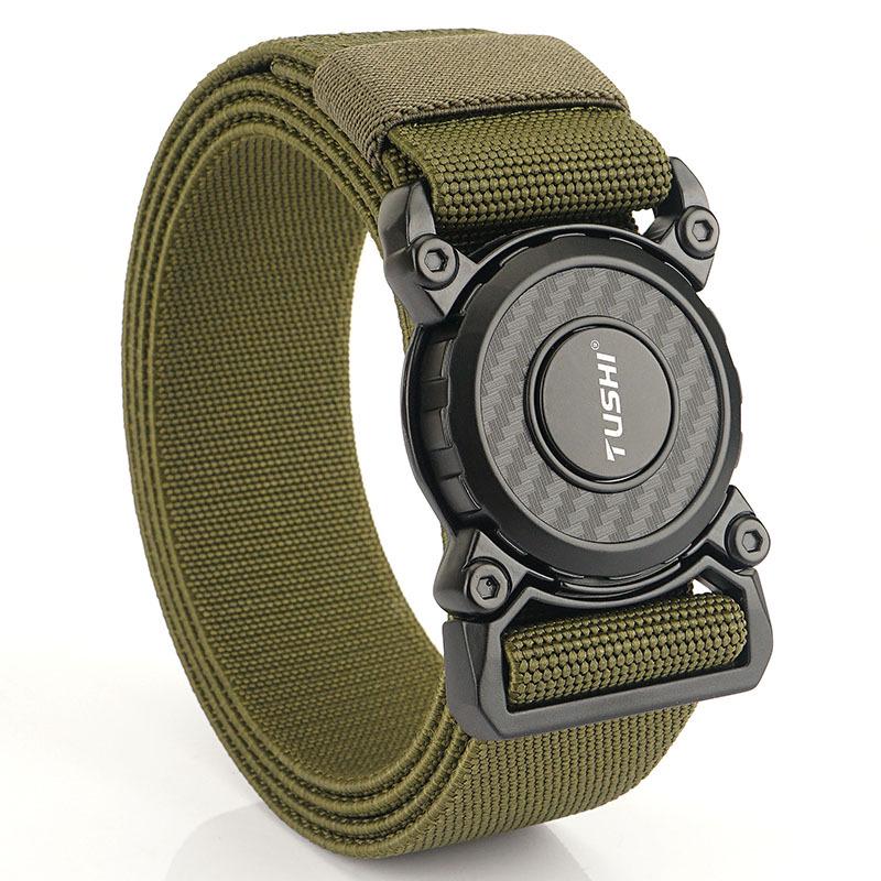 Quick-Release Nylon Tactical Belt for Workwear & Outdoor Training