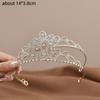 Vintage Queen Princess Crown Rhinestone Crystal Bridal Tiaras New Bridal Headband  Birthday Gift