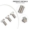 3-Pack Hardware For Hustler Mower Mower Maintenance Easy Installation Cost-effective 3-pack Versatile Compatibility For FASTRAK
