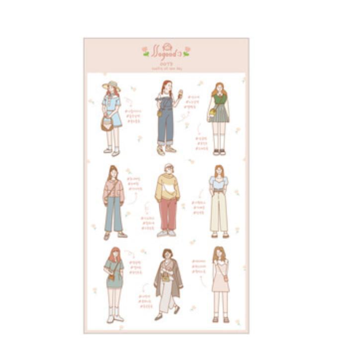 Petit Fancy Petit Design Stickers(10ea Each)- 16 Options (Decoration / DIY Scrapbooking)