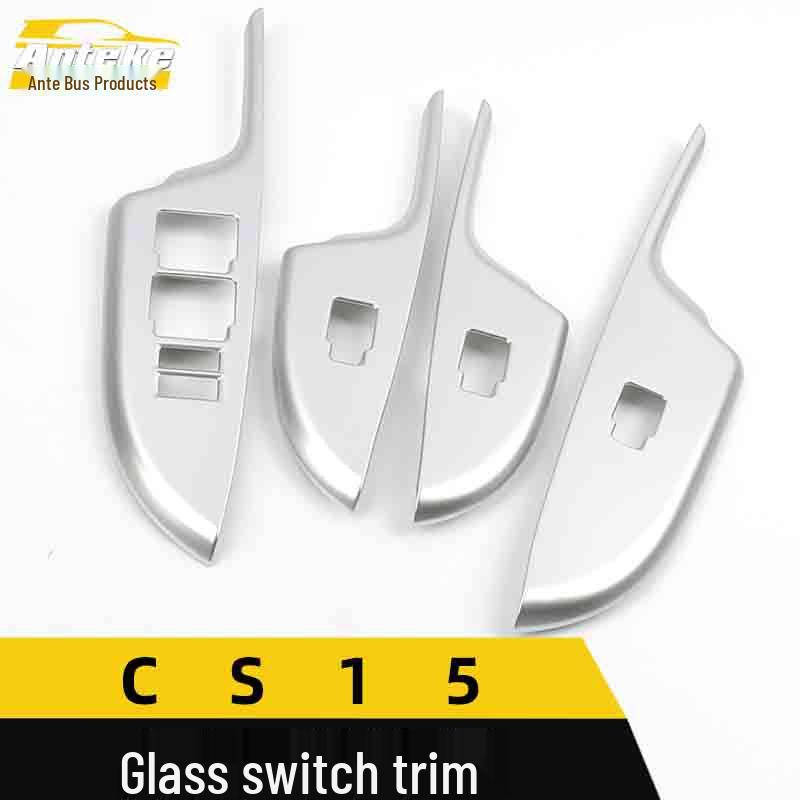 CS15 Glass Switch Frame & Window Armrest Button Sequins Car Accessories