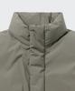 Musinsa Standard Daily Puffer Minimal Short Padded Jacket [Dusty Khaki]
