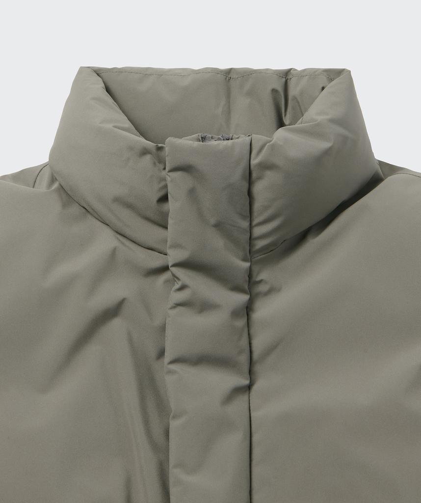 Musinsa Standard Daily Puffer Minimal Short Padded Jacket [Dusty Khaki]