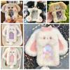 Cute Big Eared Rabbit/Border Collie Plush Card Sleeve Multifunctional Cartoon Photocard Case Idol Photos Protective Cover Gifts