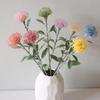 Artificial Flower Bouquet  Vivid Colorful Single Head Hydrangea Artificial Flower Wedding Ornament Home Garden Wedding Decors