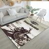 Harley-davidson Motorcycles Personalized Name Area Rug Suitable for Outdoor Game Room Foyer Dining Room Antislip Carpet Anime Office Decor
