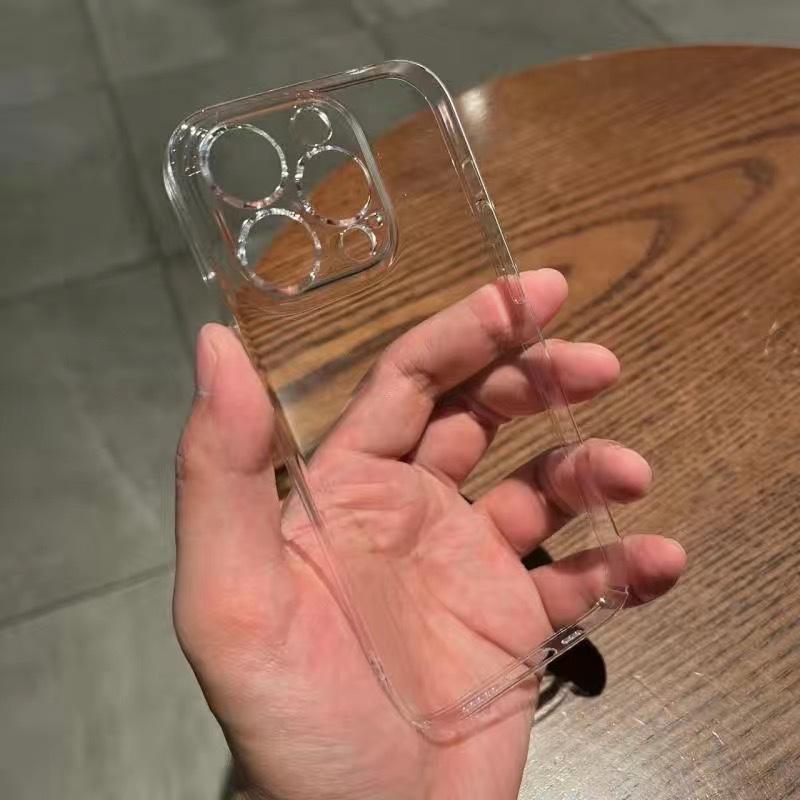 Anwendbar auf iPhone16 Ultradünne transparente Handyhülle Apple 16 Promax Feines Loch Vollständig umschließende PC-Hartschale 15 Schutzhülle