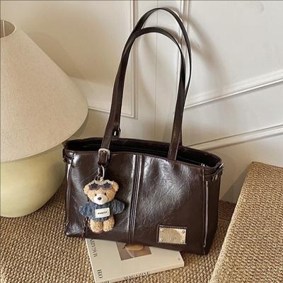 Retro Large-capacity Shoulder Bag Women's Autumn Fashion Versatile High-end Underarm Tote Bag