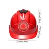 Sunscreen Solar Power Fan Helmet Adjustable Protective Cap Safety Helmet  Construction Workplace