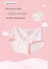 Class A Girls' 60s Combed Cotton Antibacterial Briefs with Pure Cotton Crotch