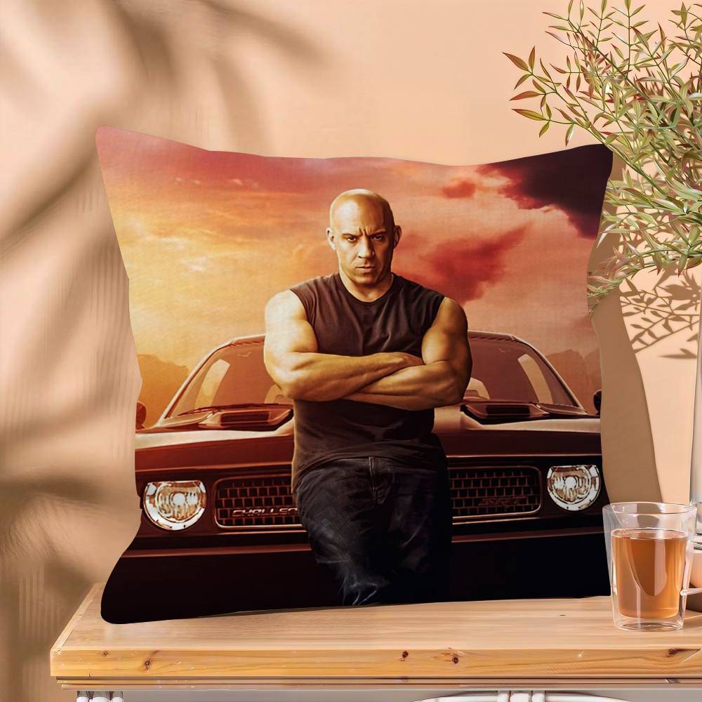 Classic Adventure Crime Movie Fast  Furious Cushion Cover  Cm Polyester Sofa Cushions Decorative Throw Pillows